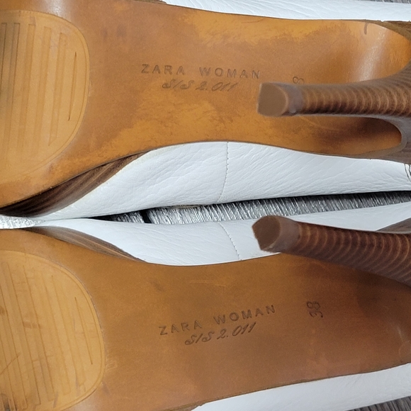 Zara Woman Open Toe High Heels (38) - Picture 13 of 15